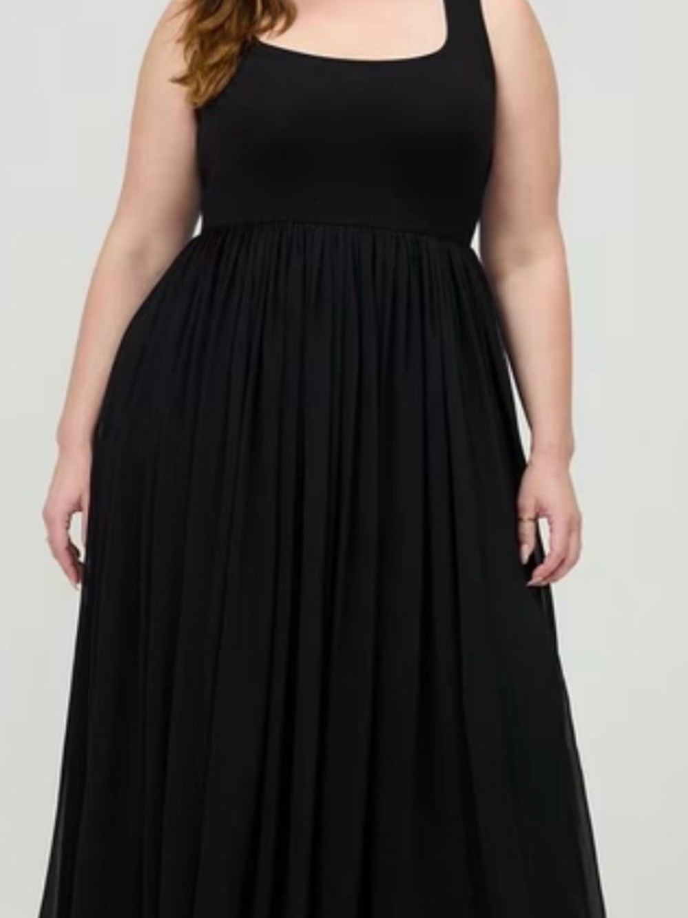 torrid Black Sleeveless Plus-Size Maxi Dress